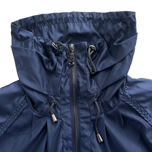 G.E.T. General Equipment Technique XS Navy Drawstring Zip Windbreakr Rain Jacket - Picture 6 of 16